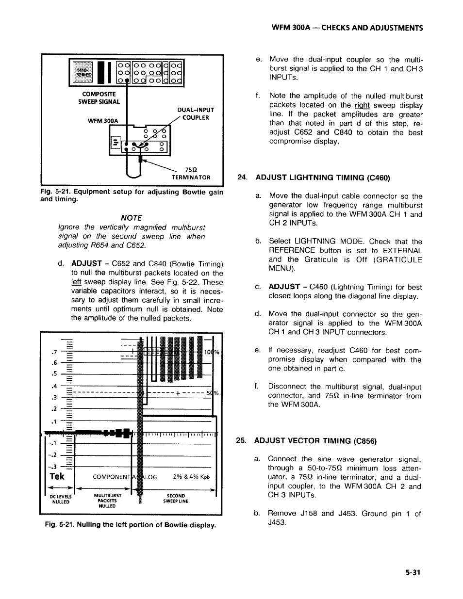 Tektronix WFM 300A User Manual | Page 117 / 212