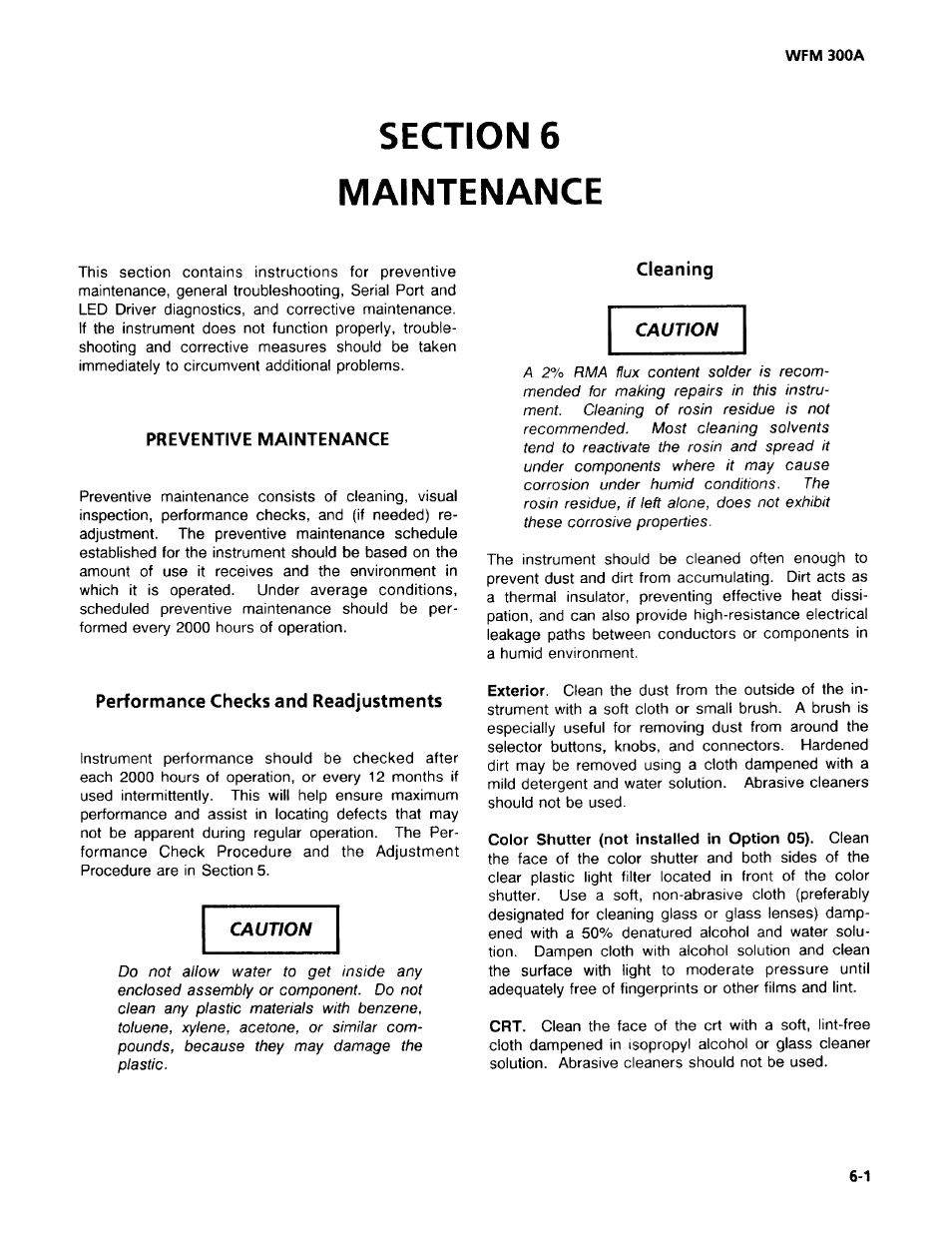 Tektronix WFM 300A User Manual | Page 123 / 212