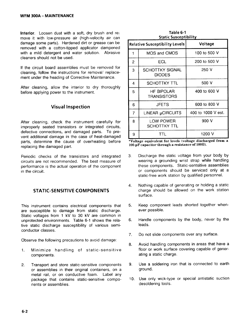 Tektronix WFM 300A User Manual | Page 124 / 212