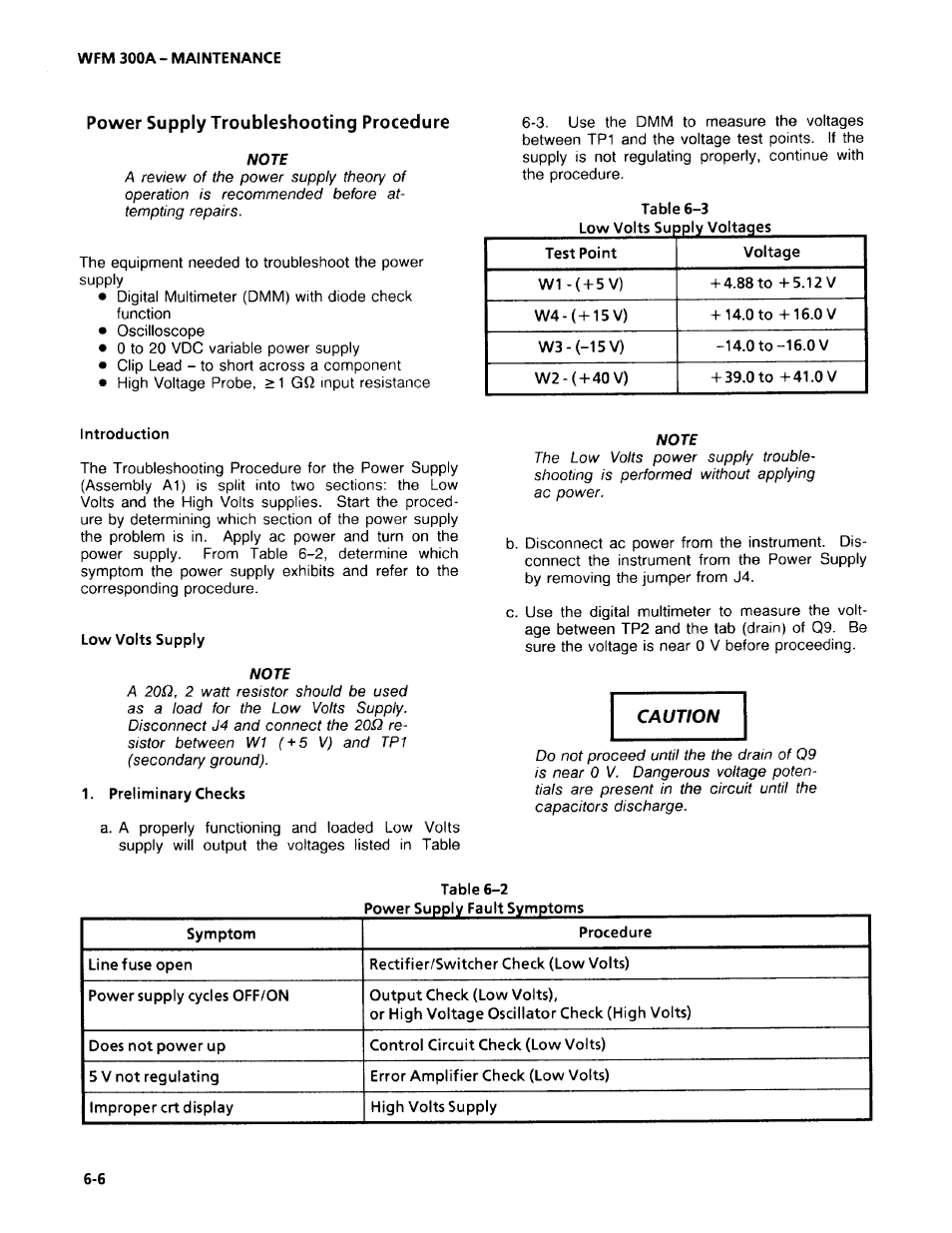 Tektronix WFM 300A User Manual | Page 128 / 212