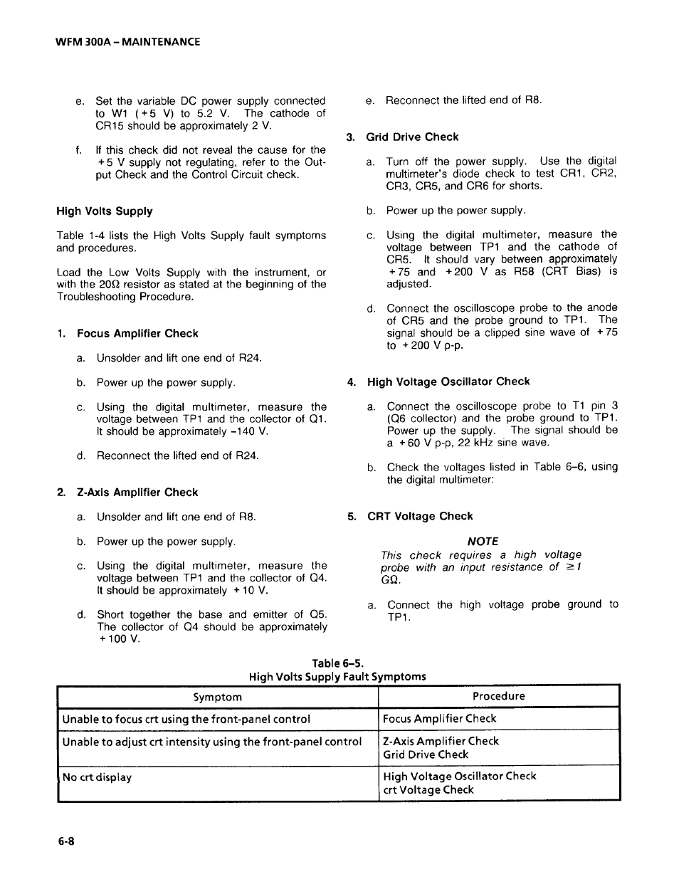 Tektronix WFM 300A User Manual | Page 130 / 212