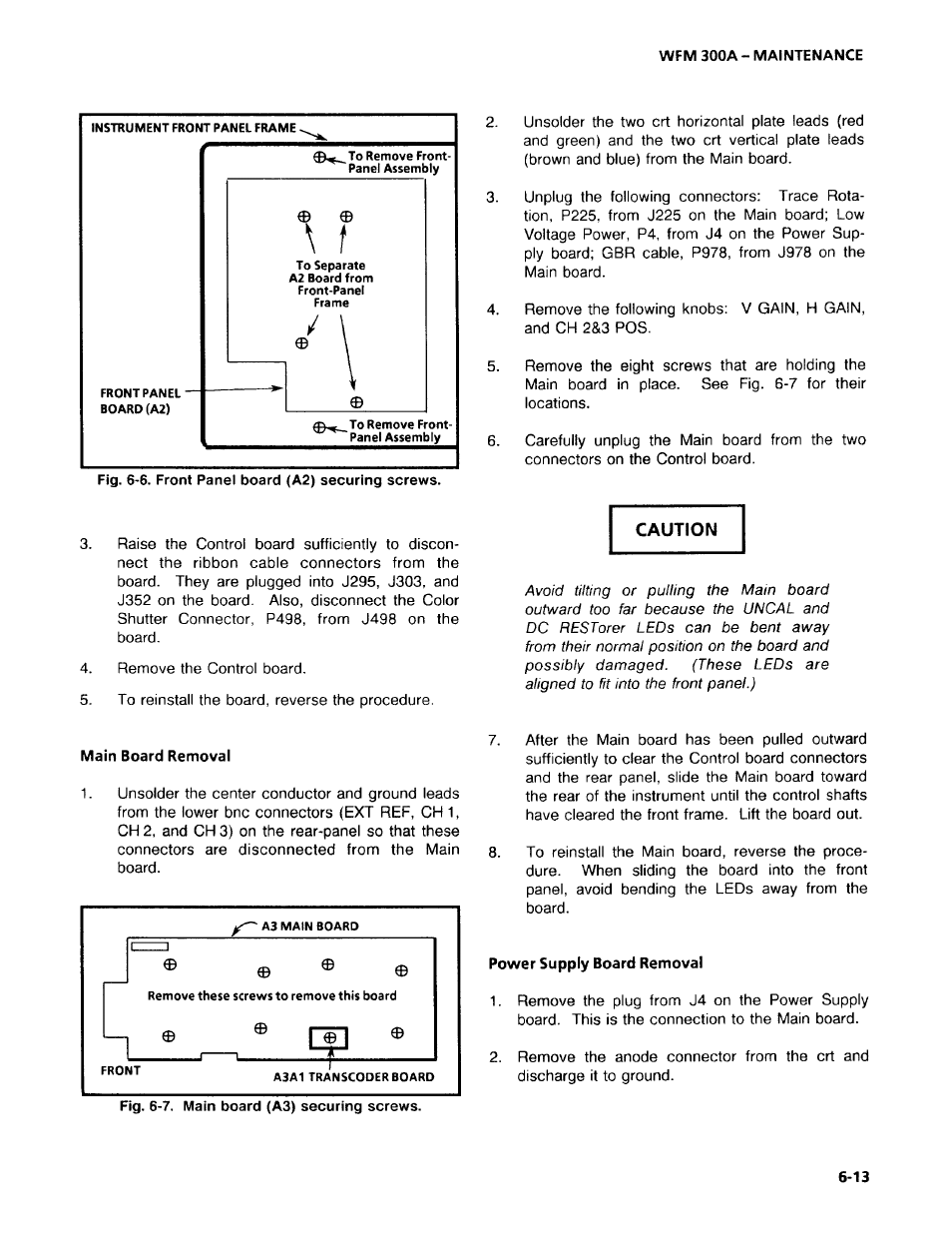 Tektronix WFM 300A User Manual | Page 135 / 212