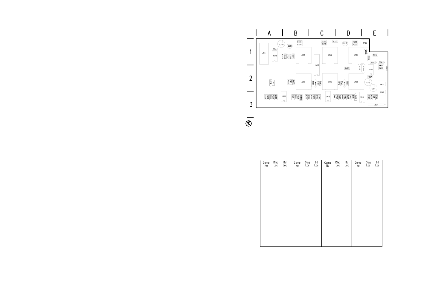 A5 gbr board, Schematic diagram <6> component locator chart, Wfm 300a | Tektronix WFM 300A User Manual | Page 188 / 212