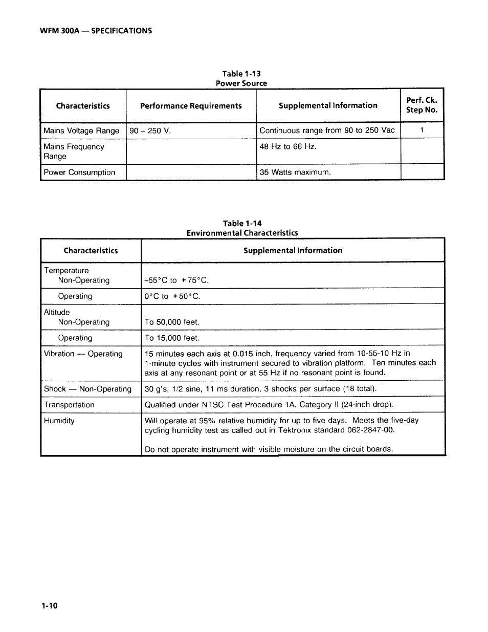 Tektronix WFM 300A User Manual | Page 26 / 212