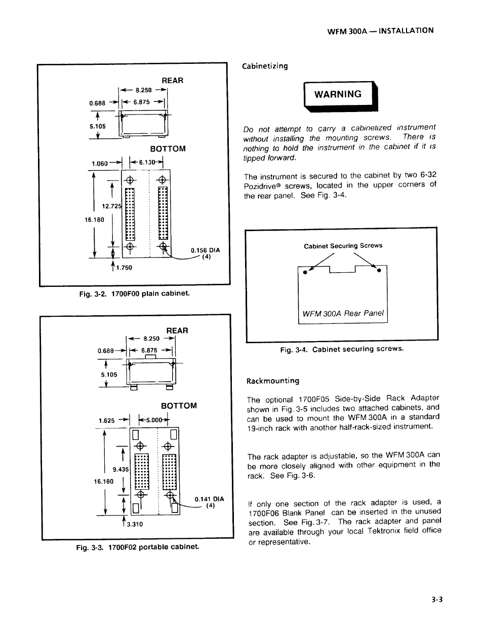 Tektronix WFM 300A User Manual | Page 59 / 212