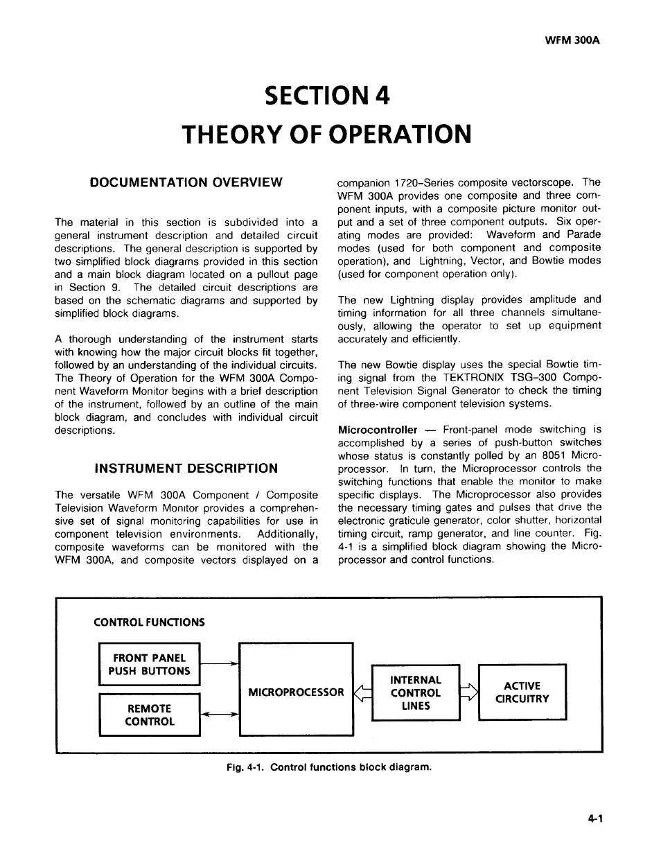 Tektronix WFM 300A User Manual | Page 63 / 212