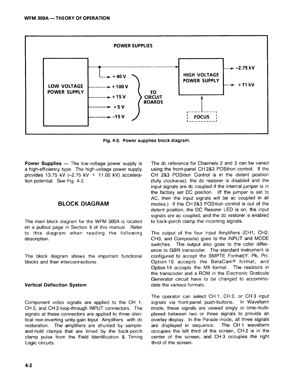 Tektronix WFM 300A User Manual | Page 64 / 212