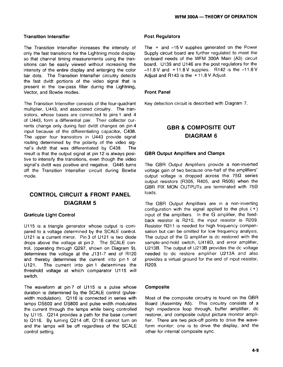 Tektronix WFM 300A User Manual | Page 71 / 212