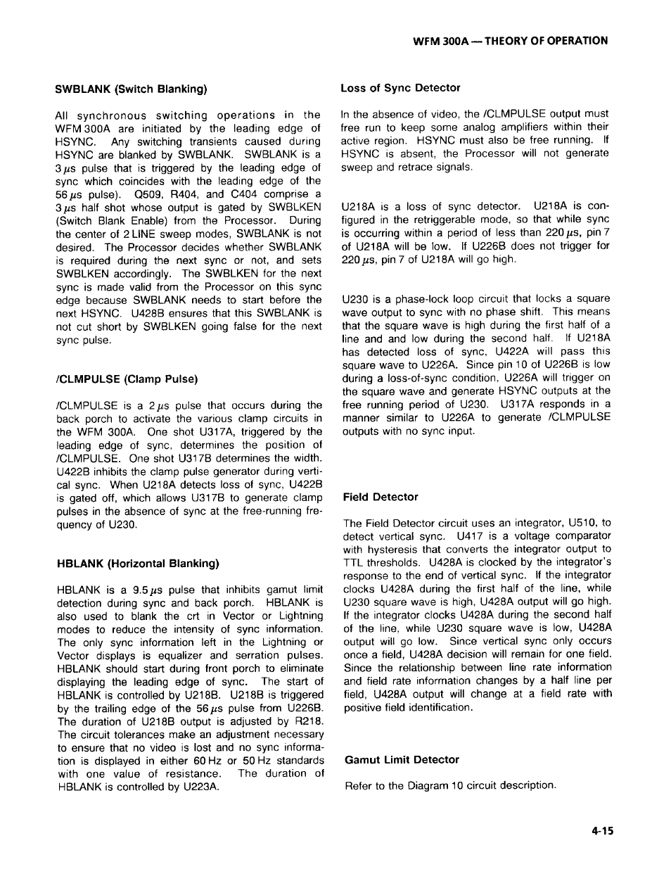 Tektronix WFM 300A User Manual | Page 77 / 212