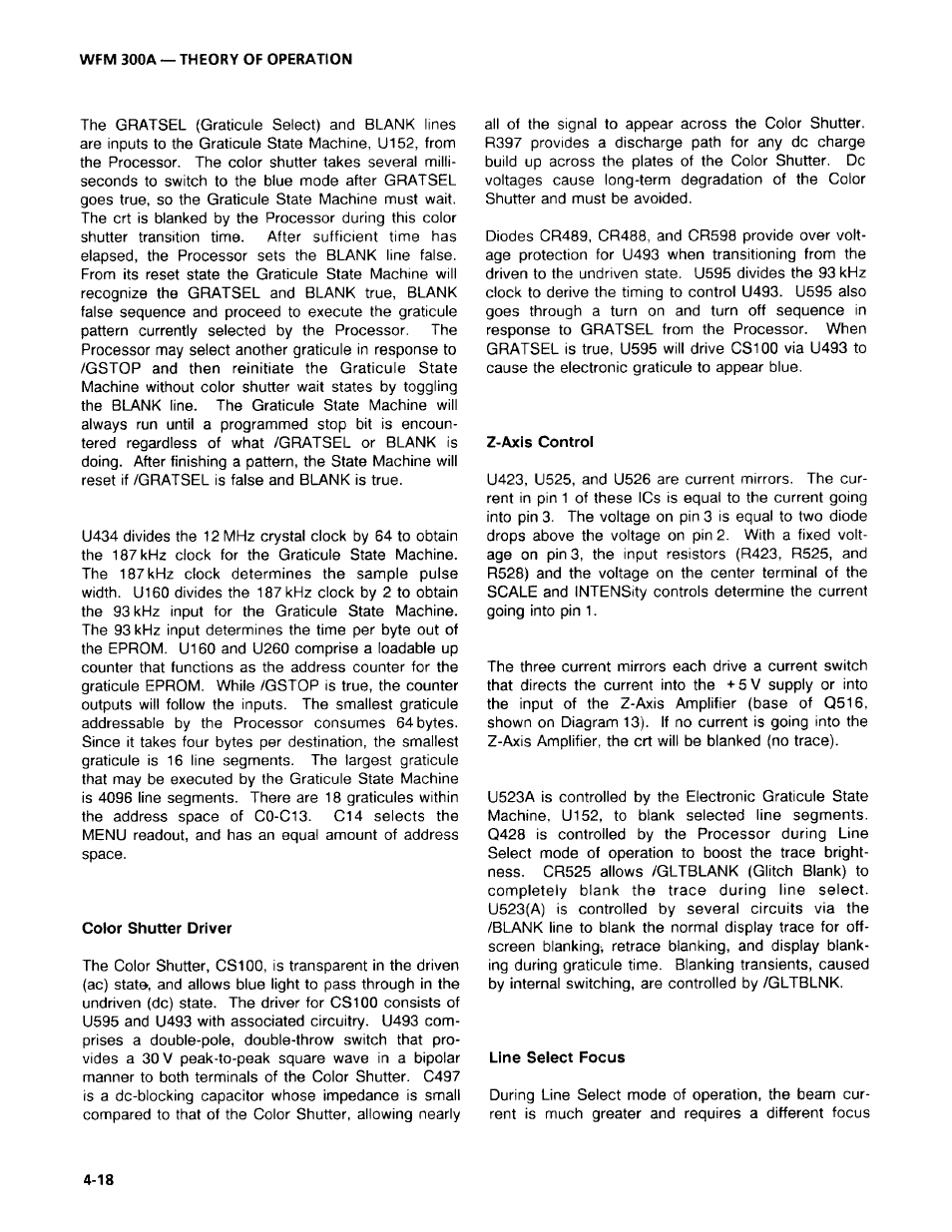 Tektronix WFM 300A User Manual | Page 80 / 212