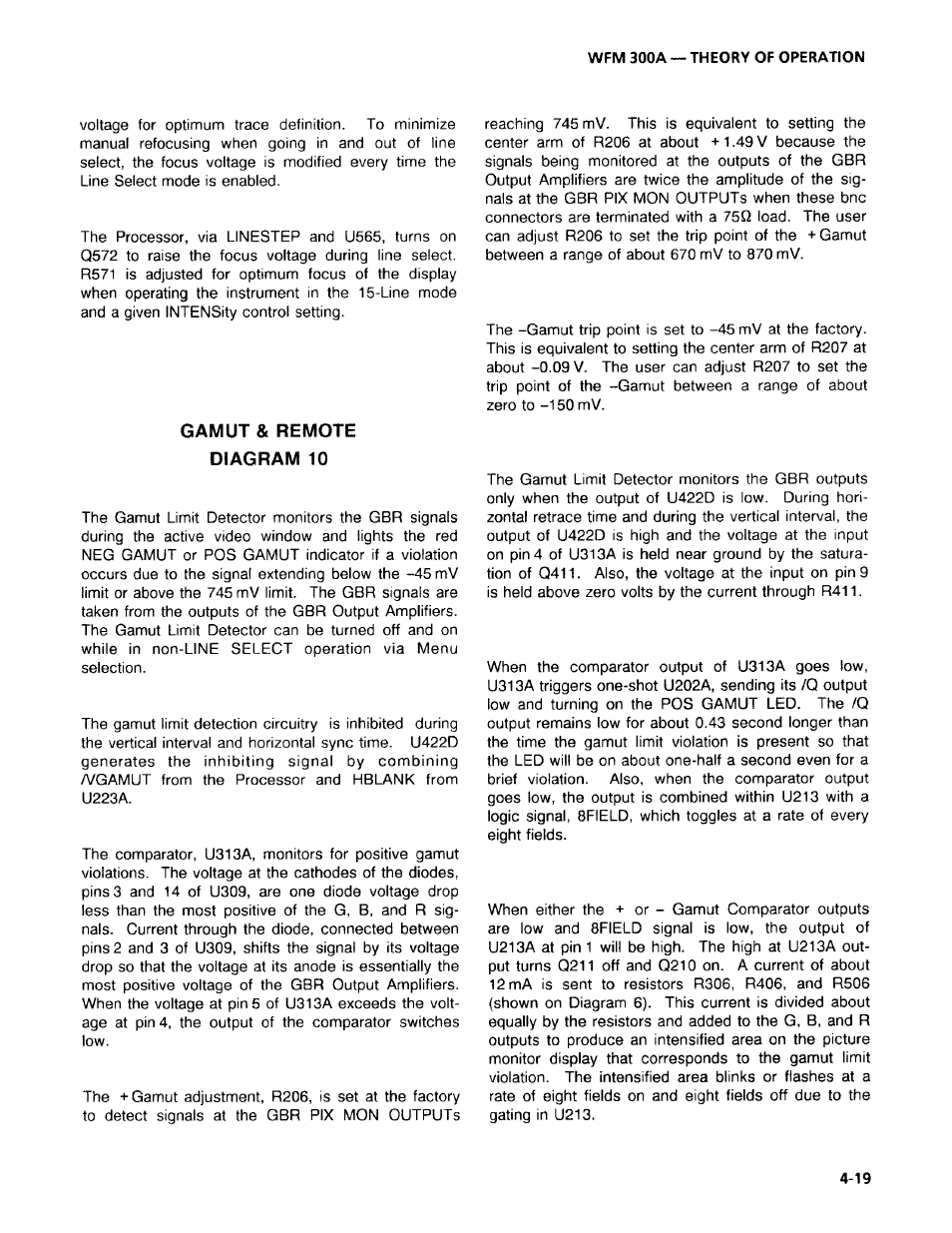Tektronix WFM 300A User Manual | Page 81 / 212