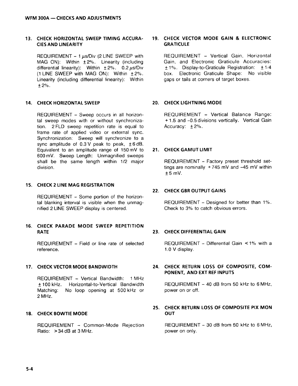 Tektronix WFM 300A User Manual | Page 90 / 212