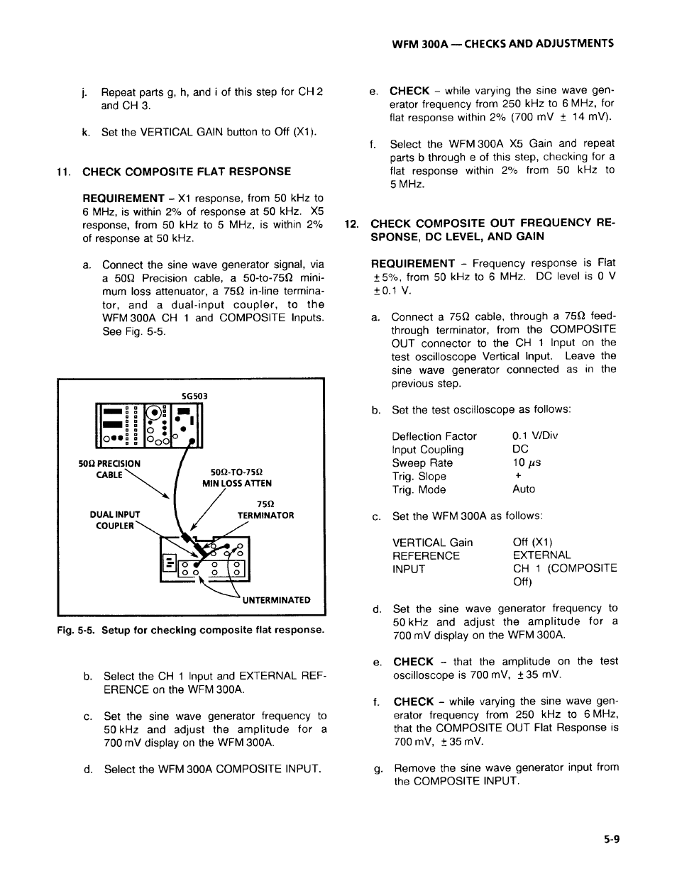 Tektronix WFM 300A User Manual | Page 95 / 212