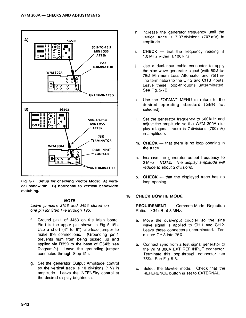 Tektronix WFM 300A User Manual | Page 98 / 212