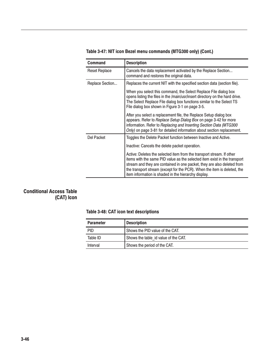 Tektronix MTG100 User Manual | Page 105 / 250