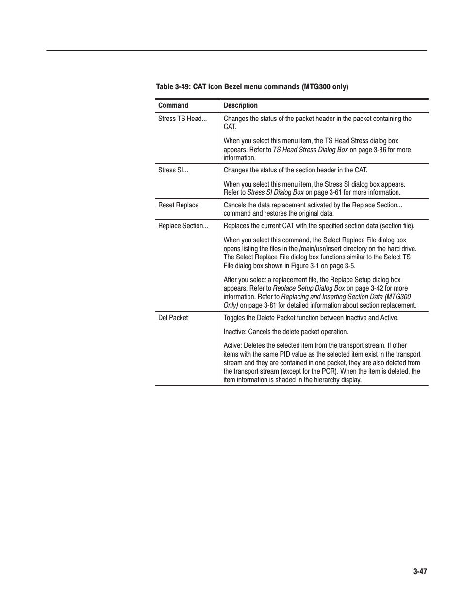 Tektronix MTG100 User Manual | Page 106 / 250