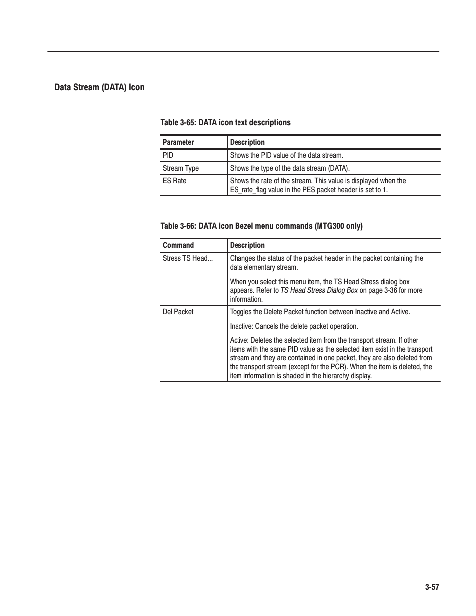 Tektronix MTG100 User Manual | Page 116 / 250