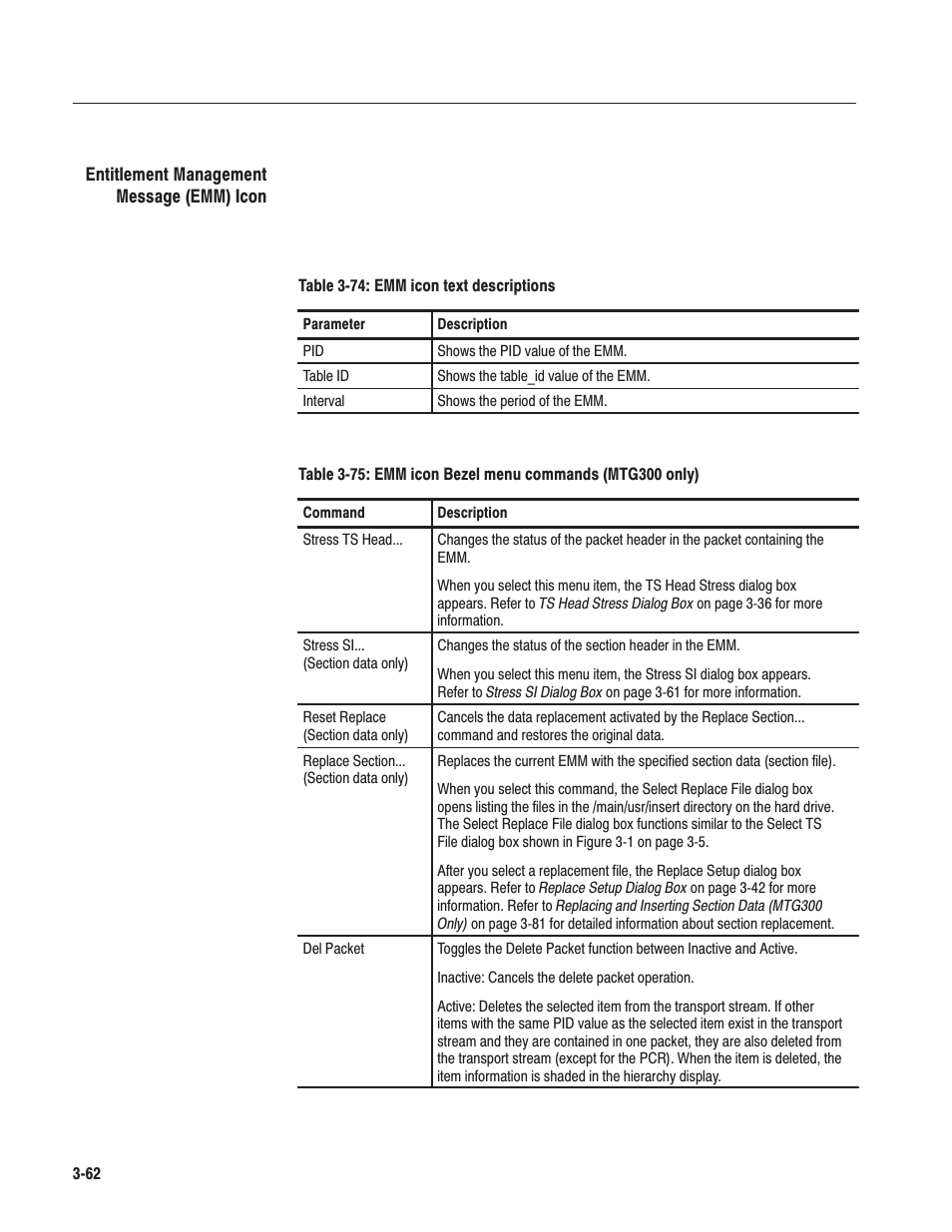 Tektronix MTG100 User Manual | Page 121 / 250