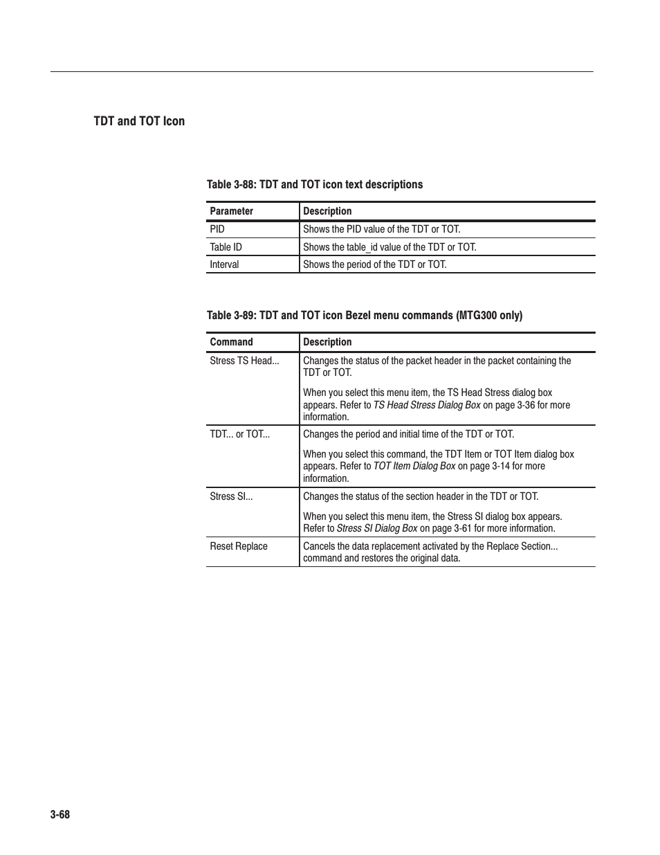 Tektronix MTG100 User Manual | Page 127 / 250