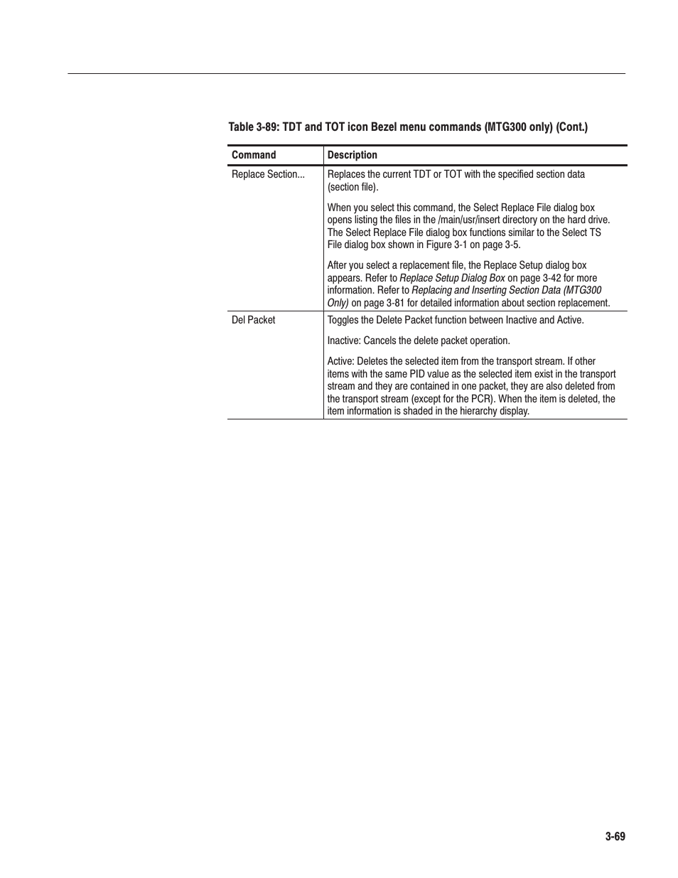 Tektronix MTG100 User Manual | Page 128 / 250