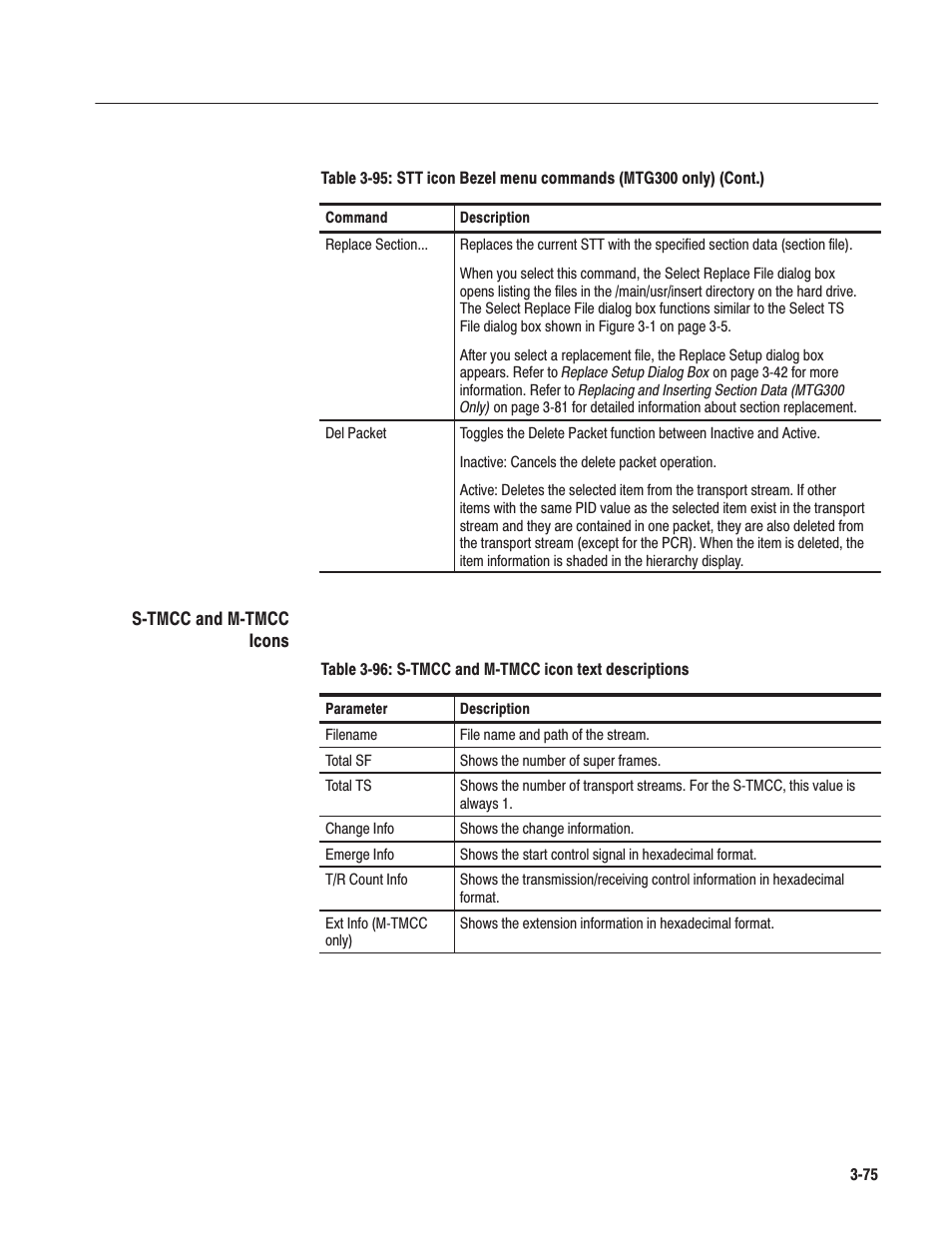Tektronix MTG100 User Manual | Page 134 / 250