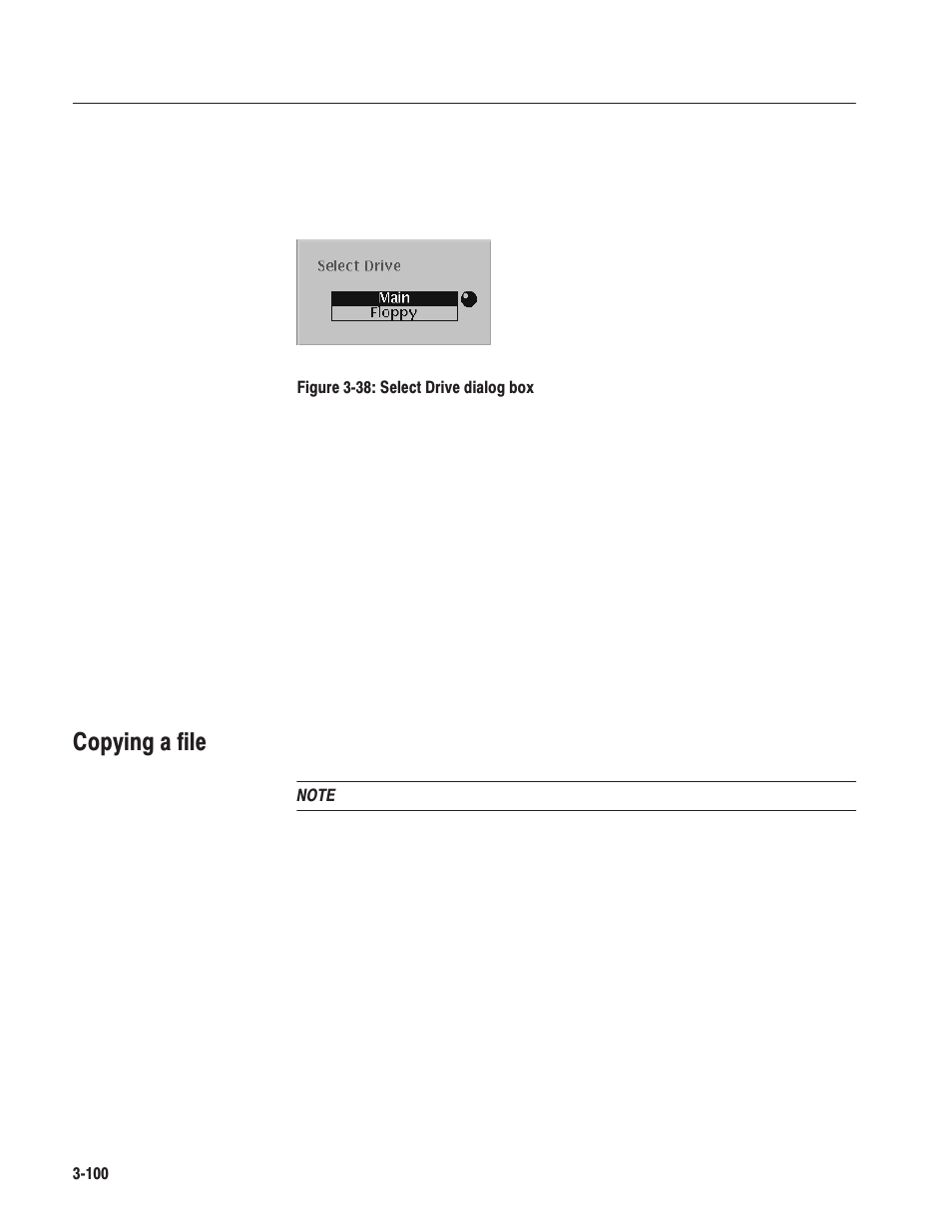 Copying a file | Tektronix MTG100 User Manual | Page 159 / 250