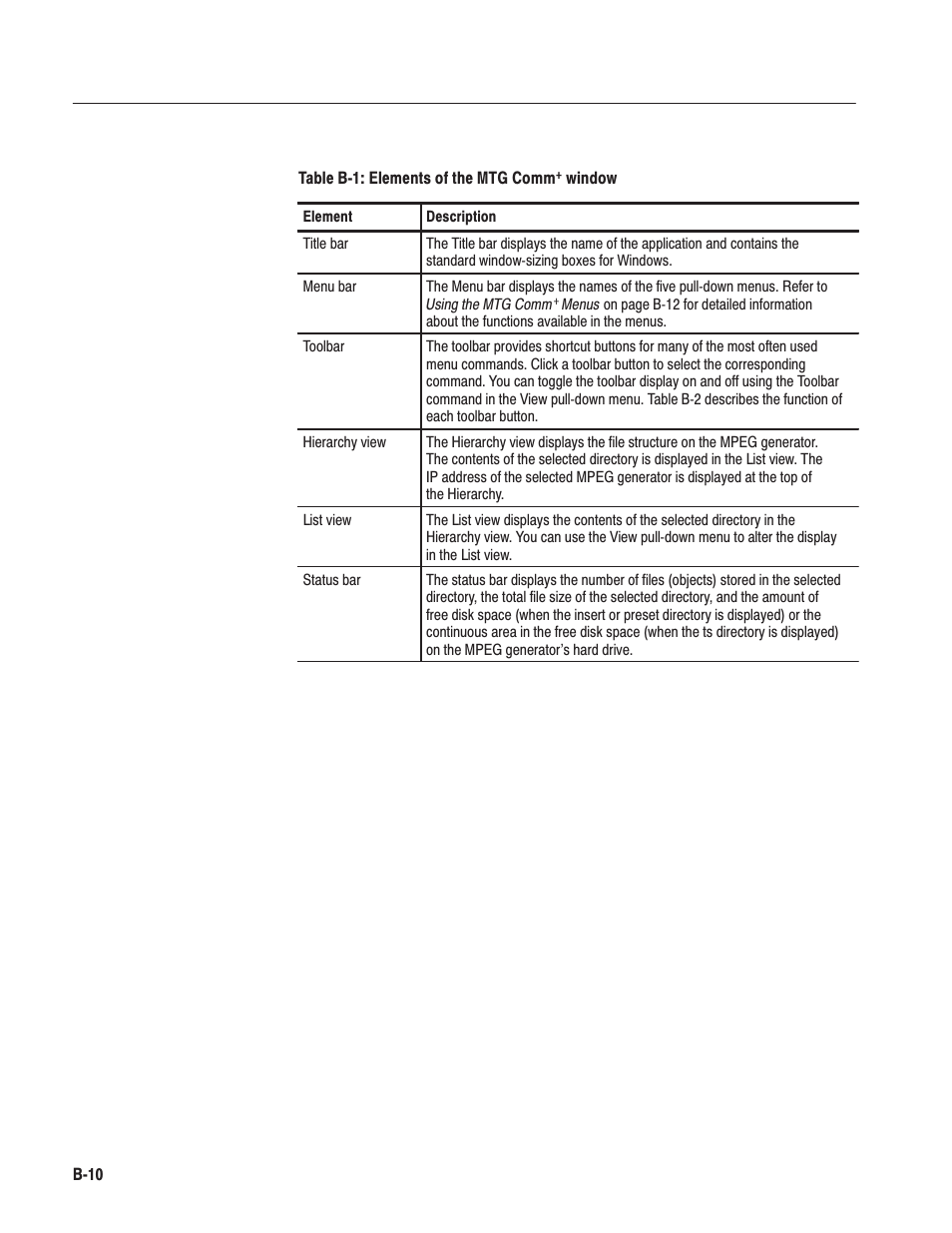 Tektronix MTG100 User Manual | Page 183 / 250