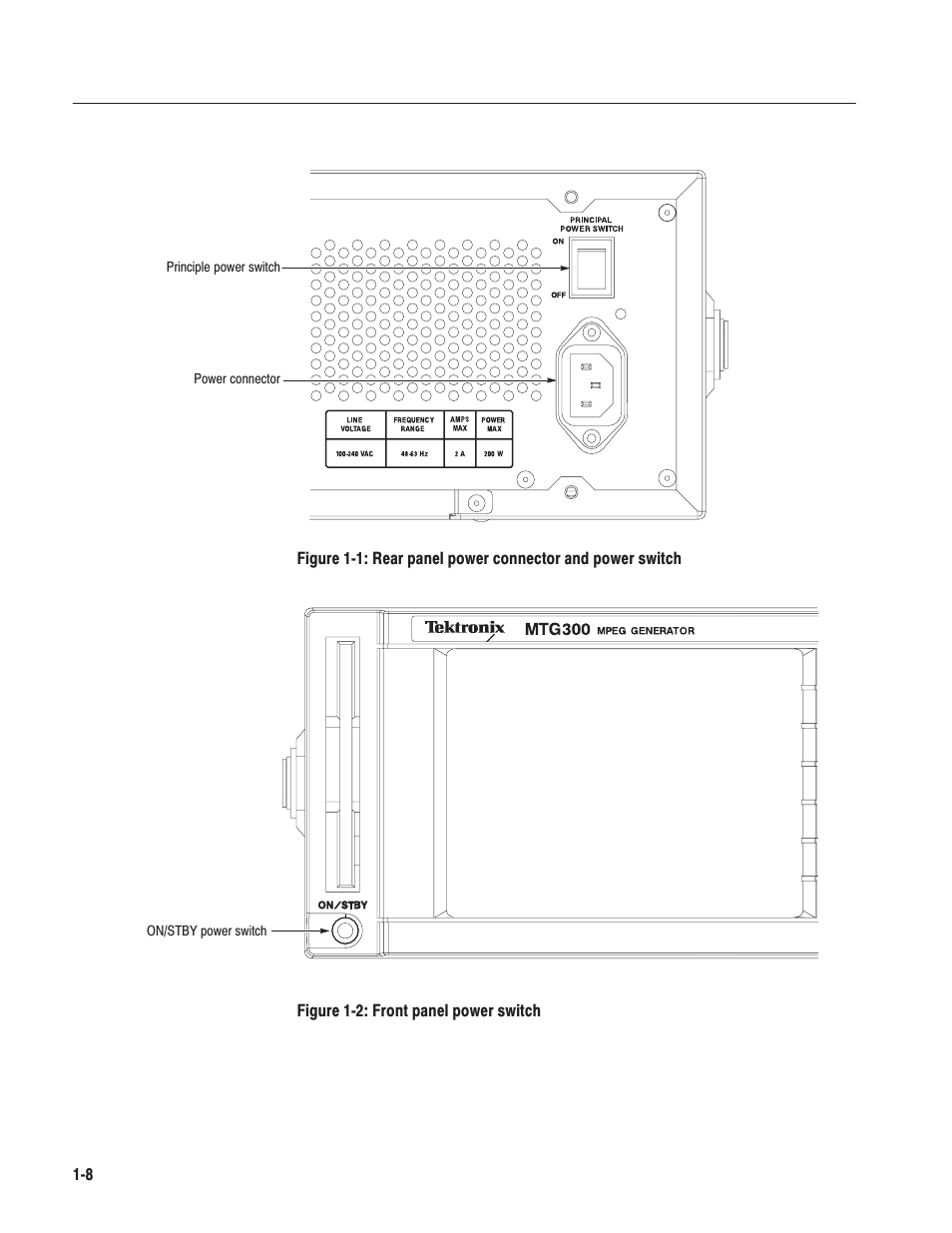 Tektronix MTG100 User Manual | Page 29 / 250