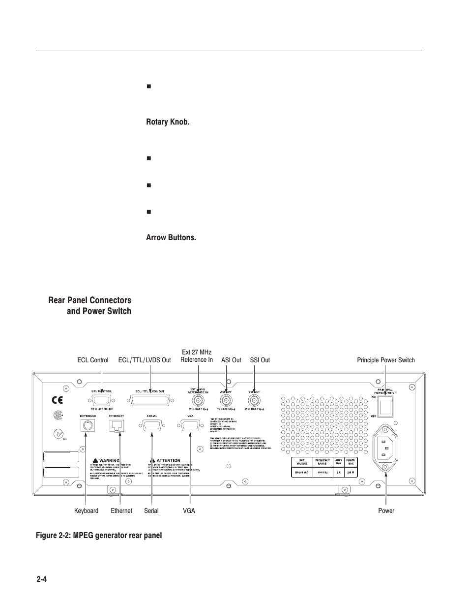 Tektronix MTG100 User Manual | Page 37 / 250