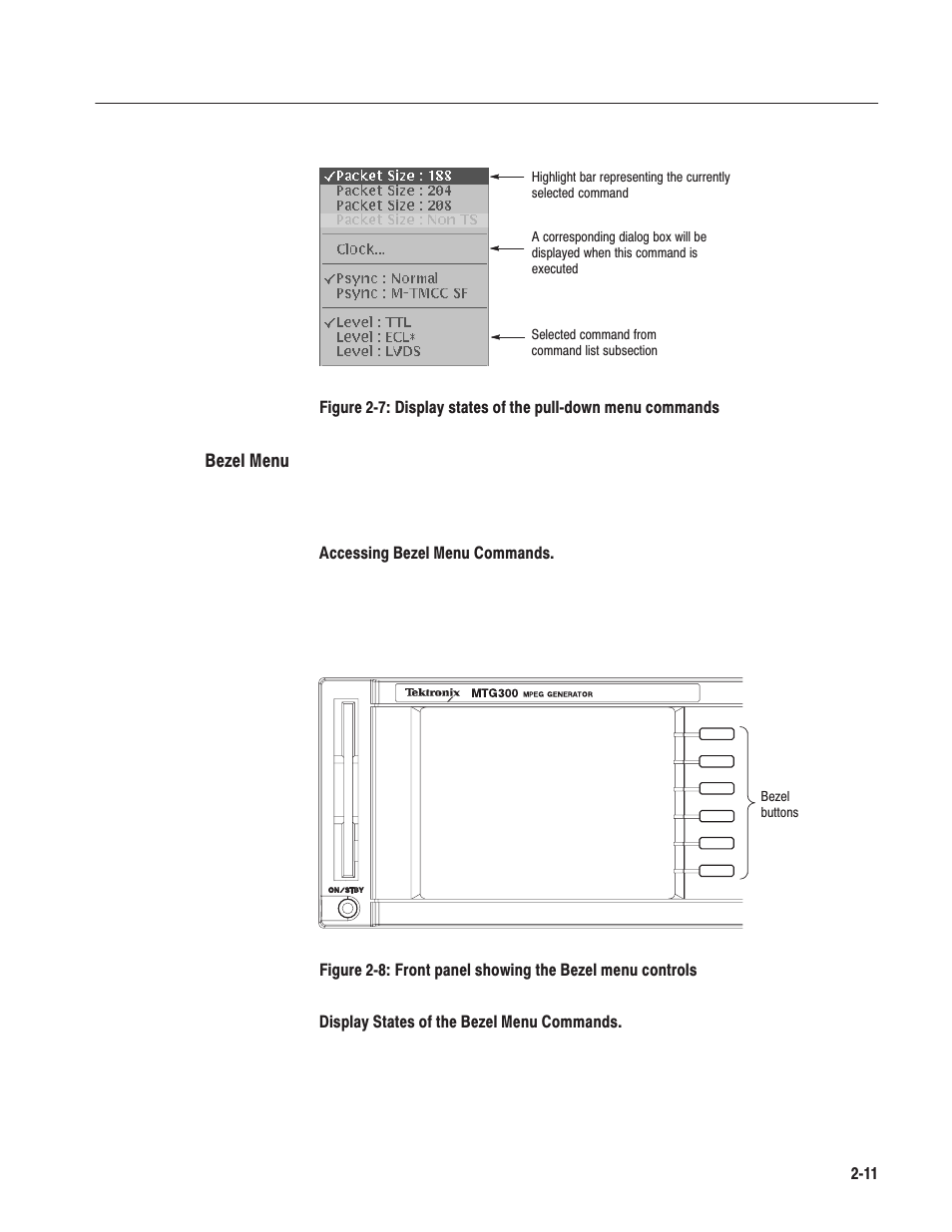 Tektronix MTG100 User Manual | Page 44 / 250