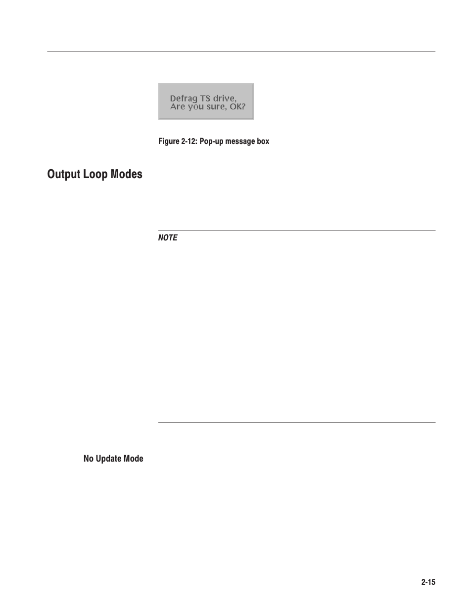 Output loop modes | Tektronix MTG100 User Manual | Page 48 / 250