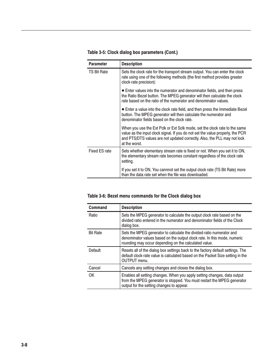 Tektronix MTG100 User Manual | Page 67 / 250