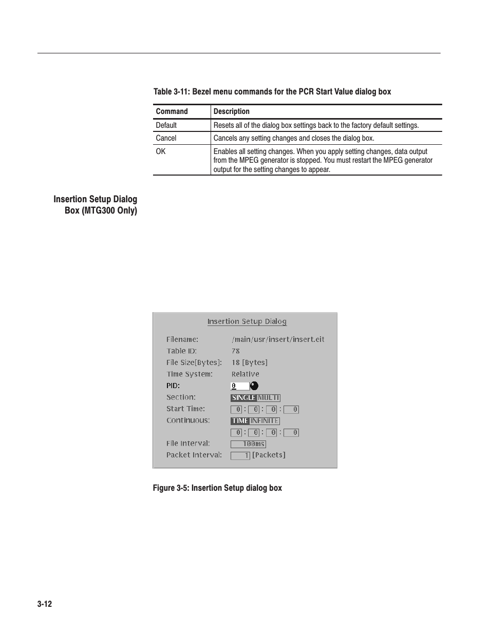 Tektronix MTG100 User Manual | Page 71 / 250