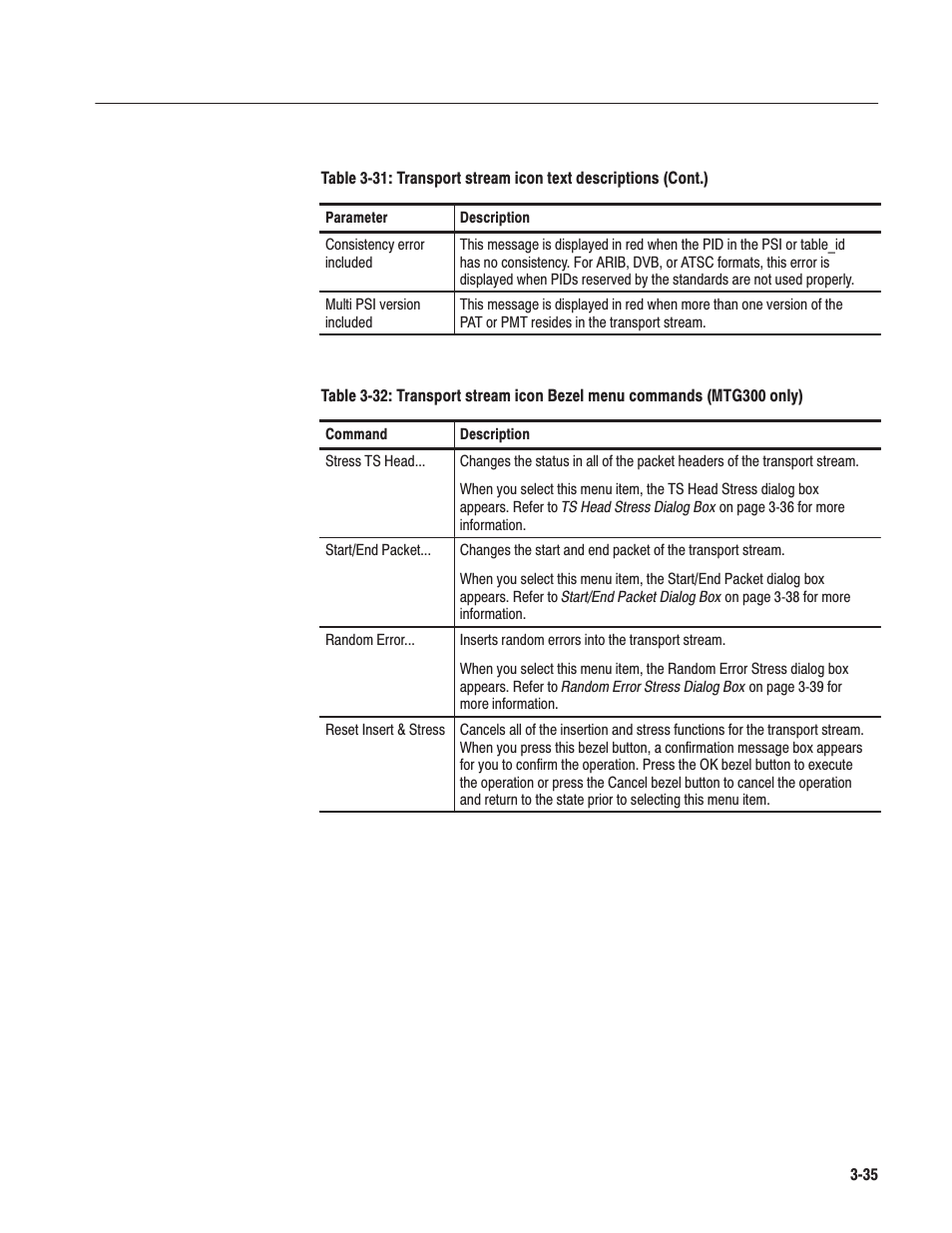 Tektronix MTG100 User Manual | Page 94 / 250