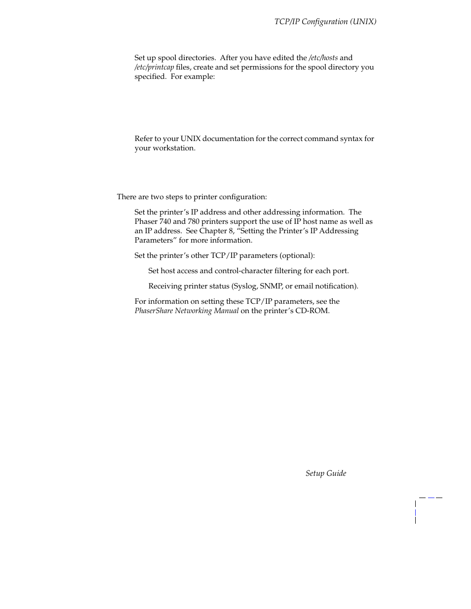 Printer configuration, Printer configuration 35 | Tektronix Phasershare Printer User Manual | Page 41 / 82