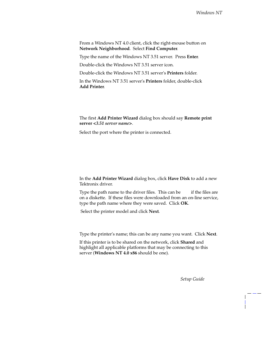 Tektronix Phasershare Printer User Manual | Page 53 / 82