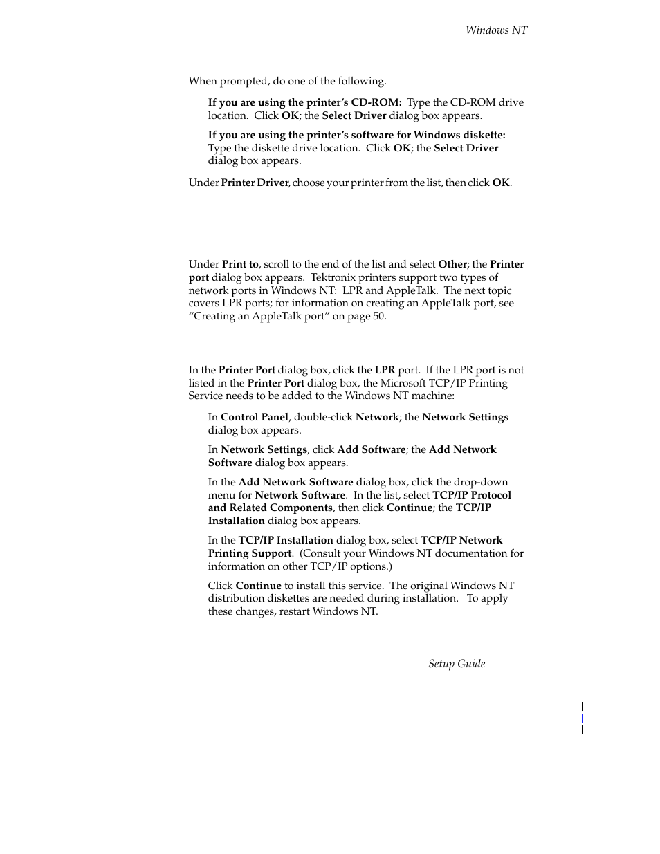 Tektronix Phasershare Printer User Manual | Page 55 / 82