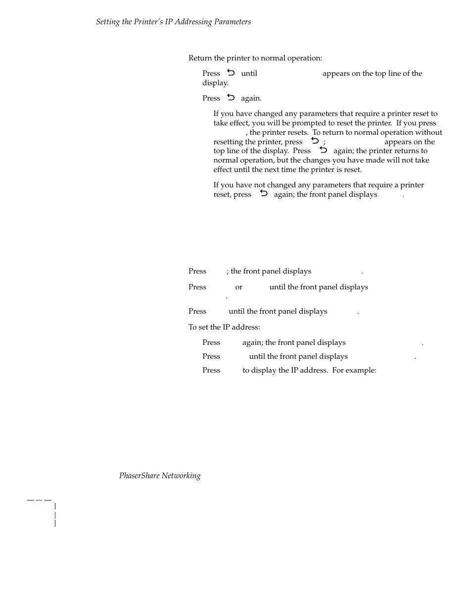 Tektronix Phasershare Printer User Manual | Page 64 / 82