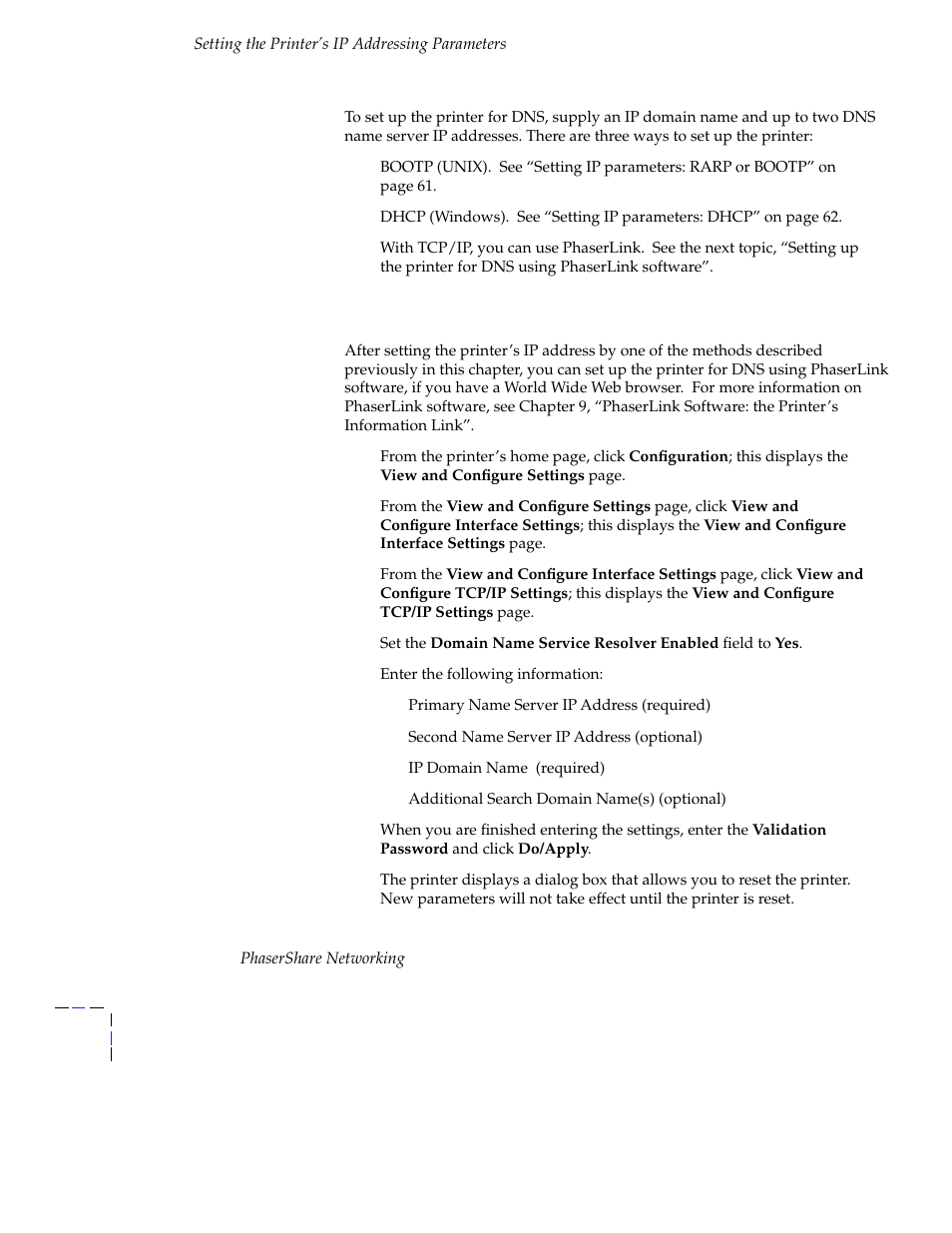 Tektronix Phasershare Printer User Manual | Page 74 / 82