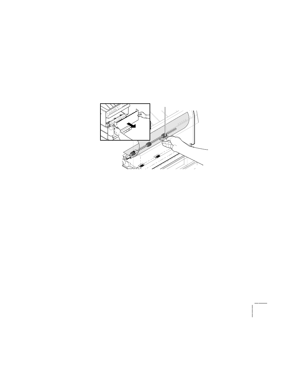 Cleaning the exit rollers | Tektronix 220e User Manual | Page 71 / 132