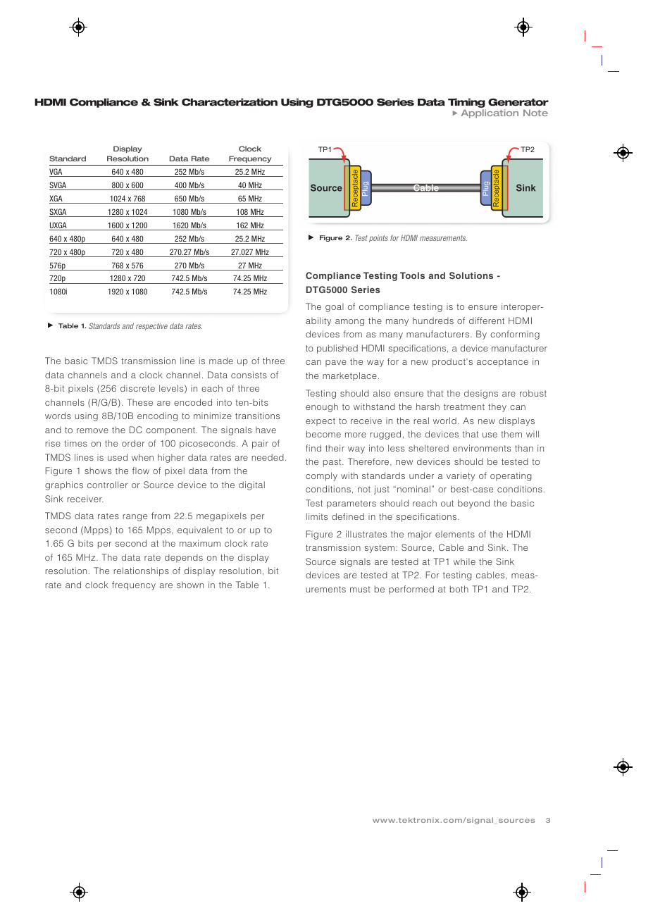 Tektronix DTG5000 Series User Manual | Page 3 / 12