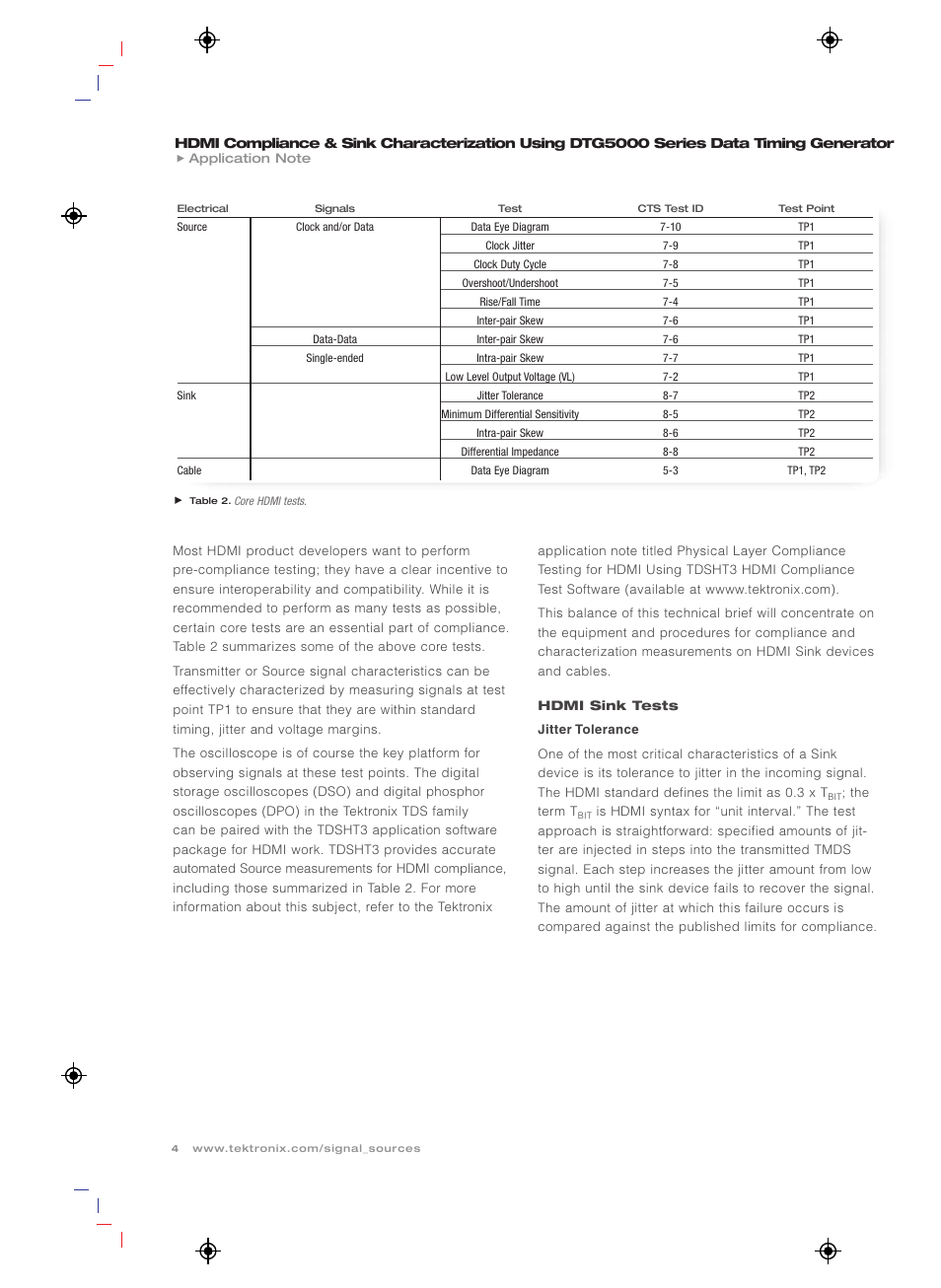 Tektronix DTG5000 Series User Manual | Page 4 / 12