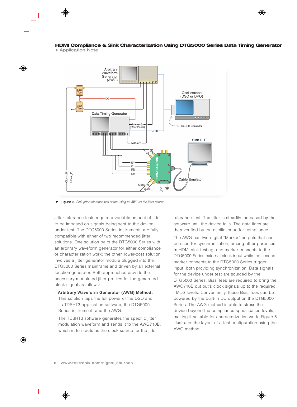 Tektronix DTG5000 Series User Manual | Page 8 / 12