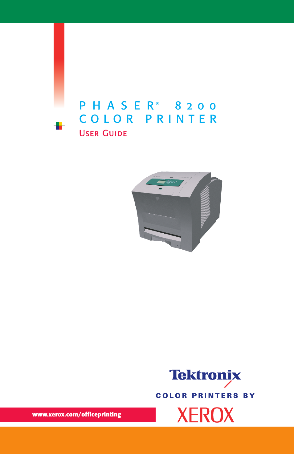 Tektronix Phaser 8200 User Manual | 109 pages