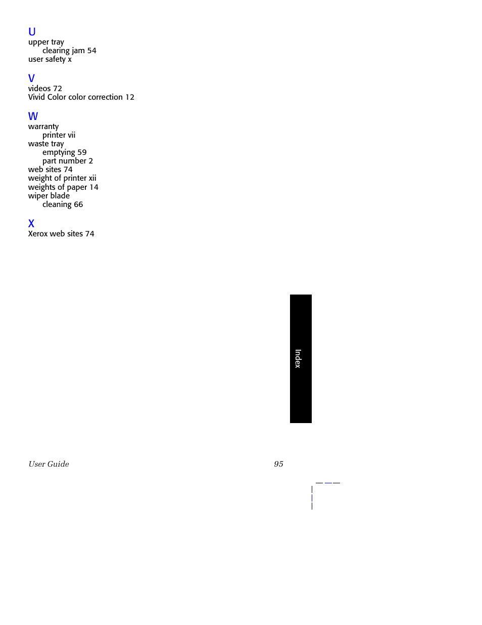 Tektronix Phaser 8200 User Manual | Page 109 / 109