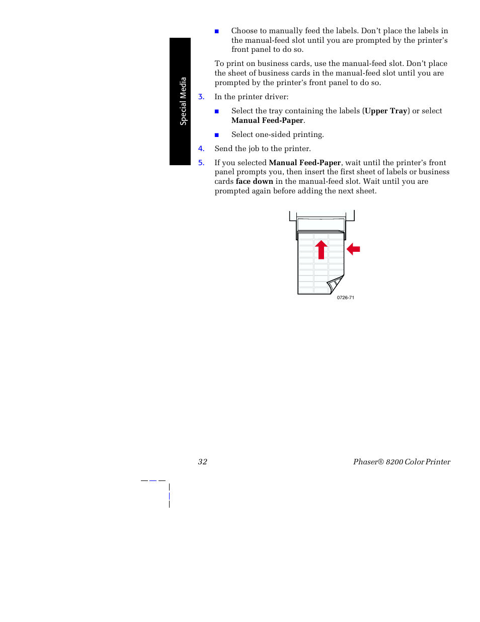 Tektronix Phaser 8200 User Manual | Page 46 / 109