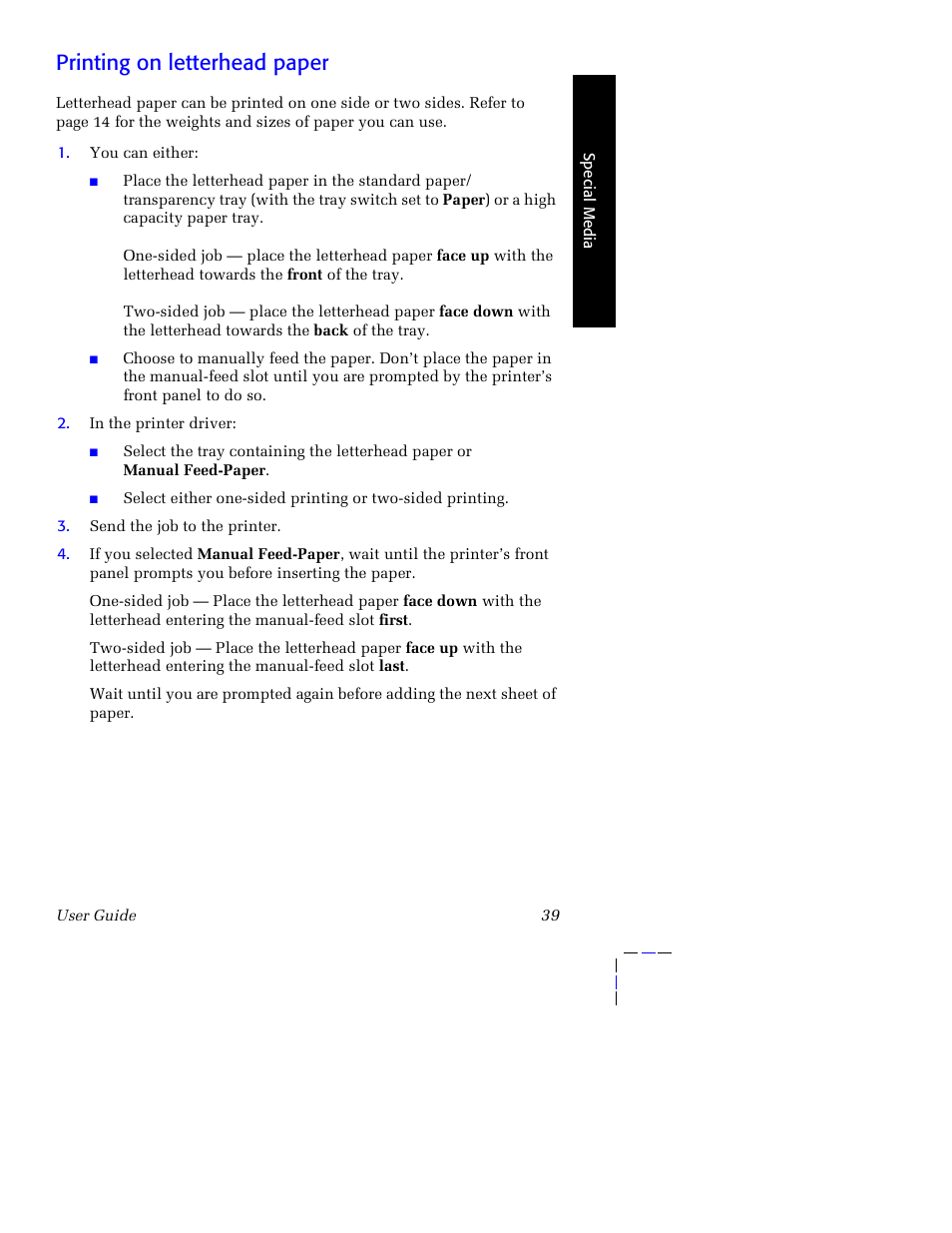 Printing on letterhead paper | Tektronix Phaser 8200 User Manual | Page 53 / 109