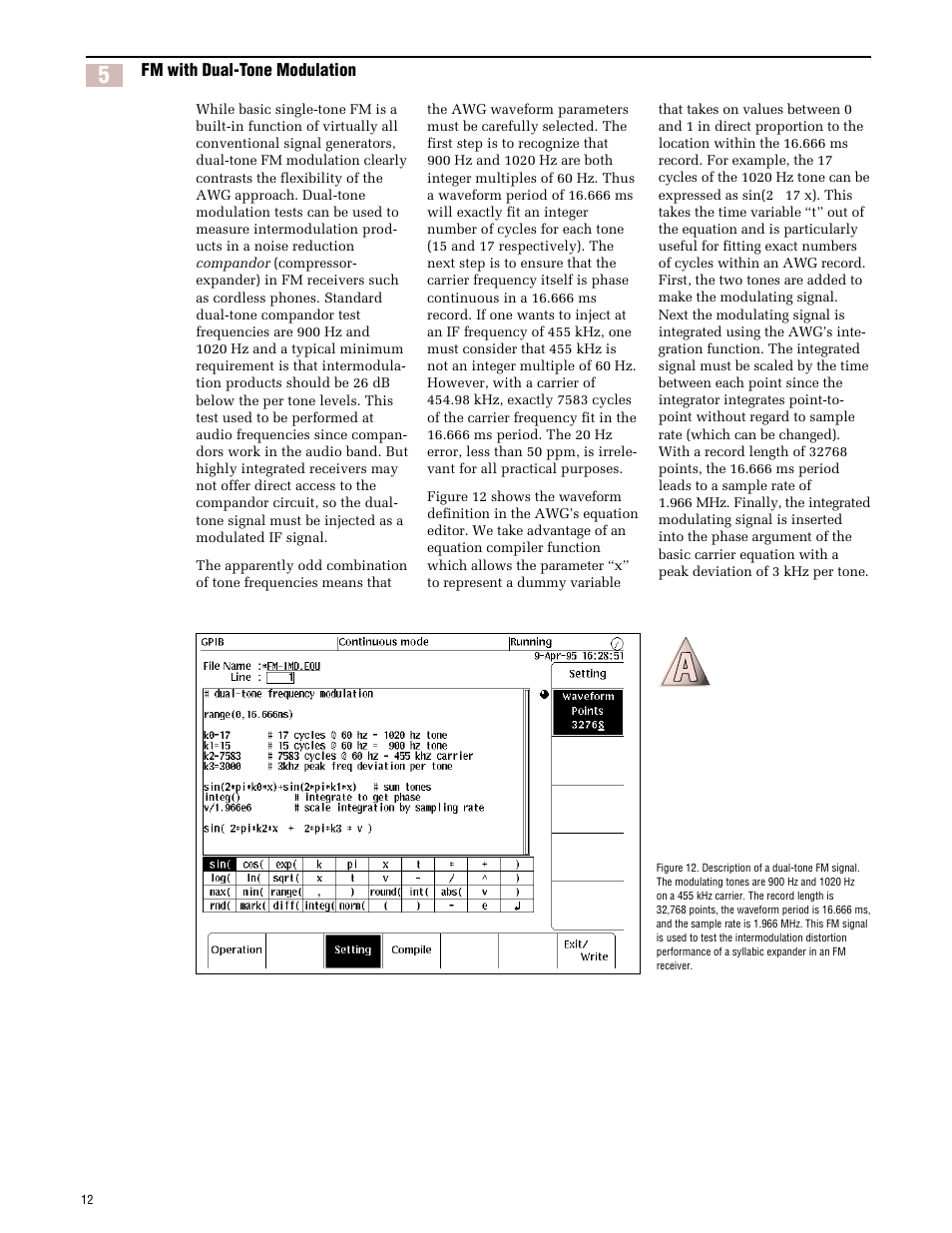 Tektronix AWG 2021 User Manual | Page 12 / 36