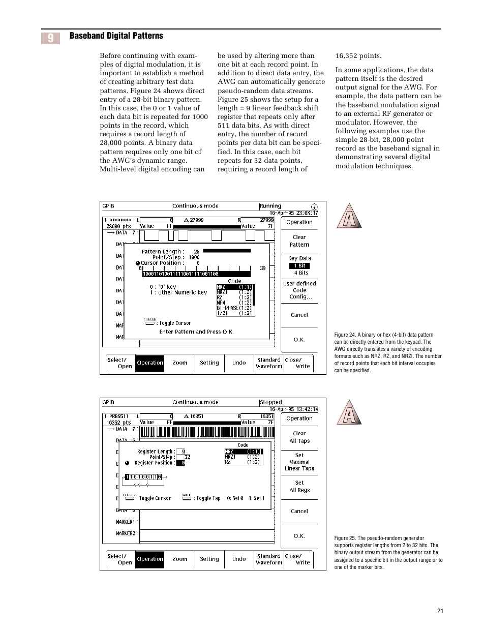 Tektronix AWG 2021 User Manual | Page 21 / 36