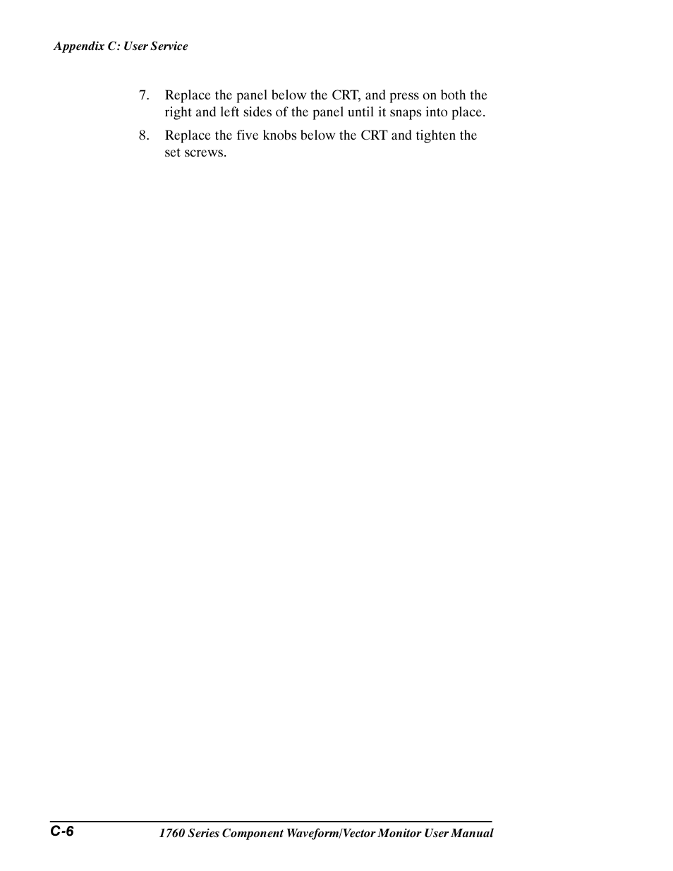 Tektronix 1760 User Manual | Page 158 / 180